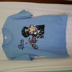 Vintage 70s Elvis Unforgettable Motorcycle T Shirt